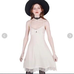 Killstar moonstruck velvet skater dress